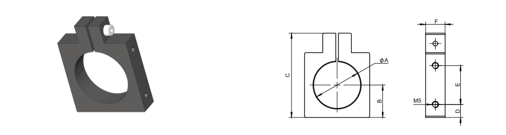 JCE4 / JCE-NR Air nipper mounting plates