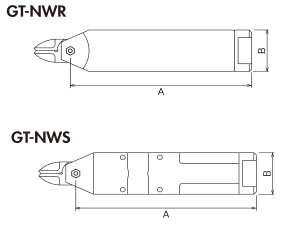GT-NWR / NWS / NB Double-action air nippers
