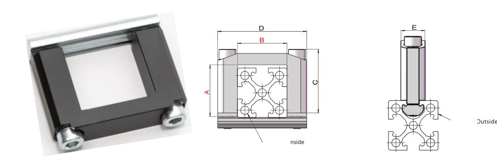 JMBB Square cross connectors